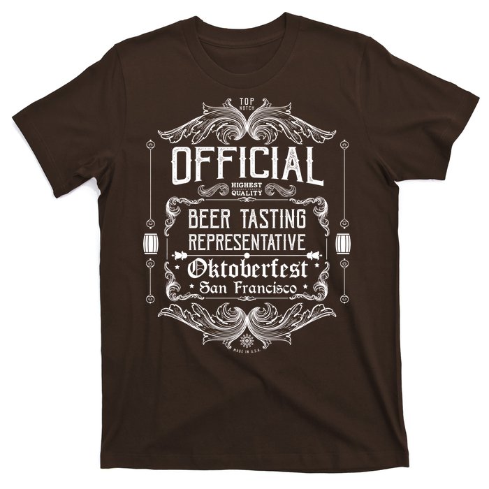 Official San Francisco Oktoberfest Beer Tasting Representative T-Shirt