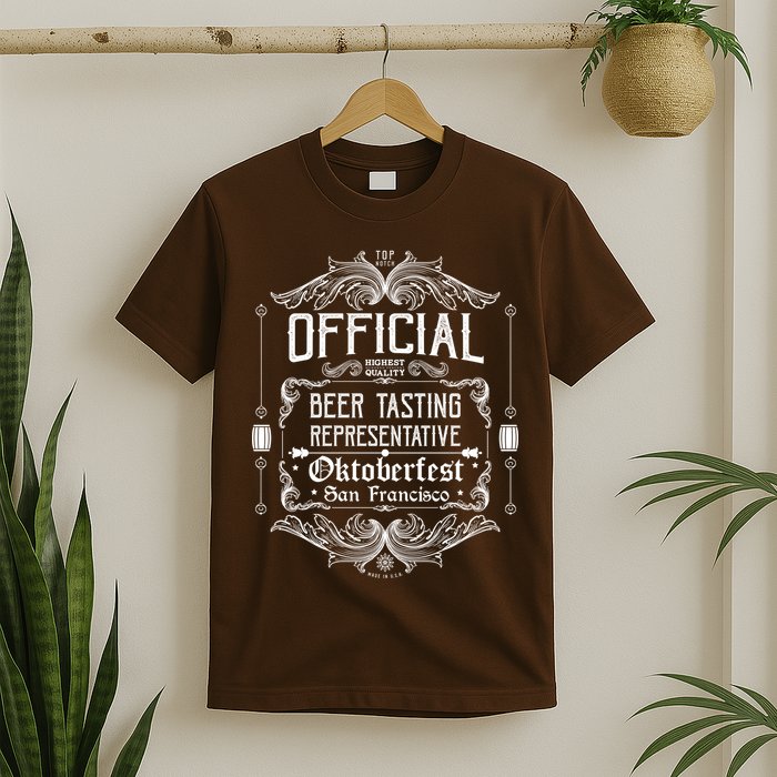Official San Francisco Oktoberfest Beer Tasting Representative T-Shirt