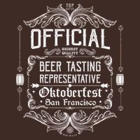 Official San Francisco Oktoberfest Beer Tasting Representative T-Shirt