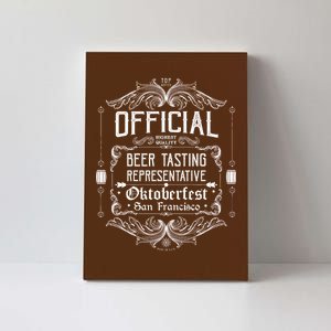 Official San Francisco Oktoberfest Beer Tasting Representative Canvas