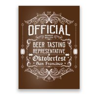 Official San Francisco Oktoberfest Beer Tasting Representative Poster