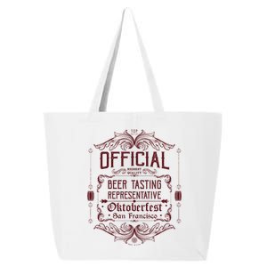 Official San Francisco Oktoberfest Beer Tasting Representative 25L Jumbo Tote