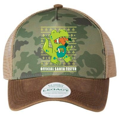 Official Santa Tester Dino Ugly Christmas Legacy Tie Dye Trucker Hat