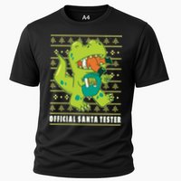 Official Santa Tester Dino Ugly Christmas Cooling Performance Crew T-Shirt