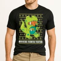 Official Santa Tester Dino Ugly Christmas Cooling Performance Crew T-Shirt