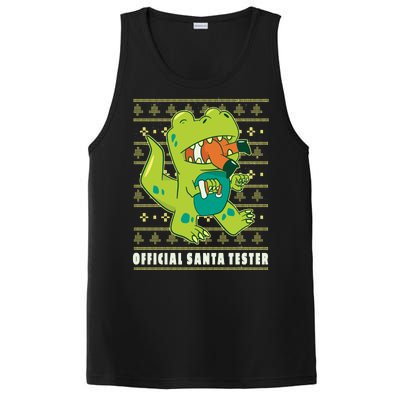 Official Santa Tester Dino Ugly Christmas PosiCharge Competitor Tank