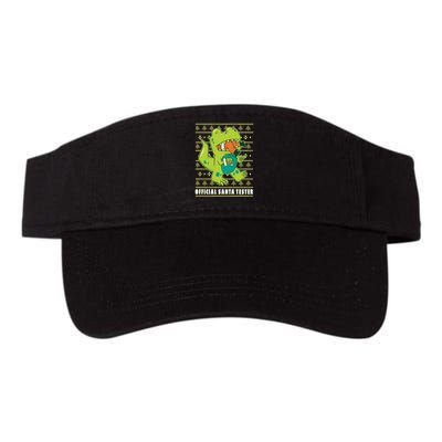 Official Santa Tester Dino Ugly Christmas Visor