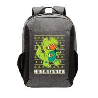 Official Santa Tester Dino Ugly Christmas Vector Backpack