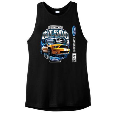 Official Shelby Ford GT500 Ladies PosiCharge Tri-Blend Wicking Tank