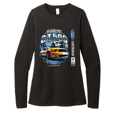 Official Shelby Ford GT500 Womens CVC Long Sleeve Shirt