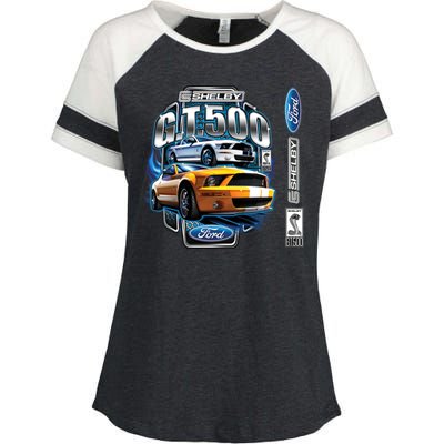 Official Shelby Ford GT500 Enza Ladies Jersey Colorblock Tee