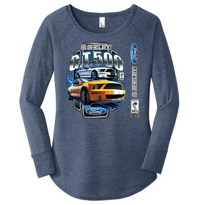 Official Shelby Ford GT500 Women's Perfect Tri Tunic Long Sleeve Shirt