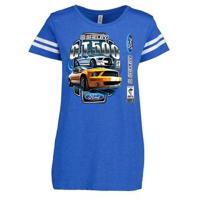 Official Shelby Ford GT500 Enza Ladies Jersey Football T-Shirt