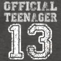 Official Teenager 13th Birthday Vector Backpack