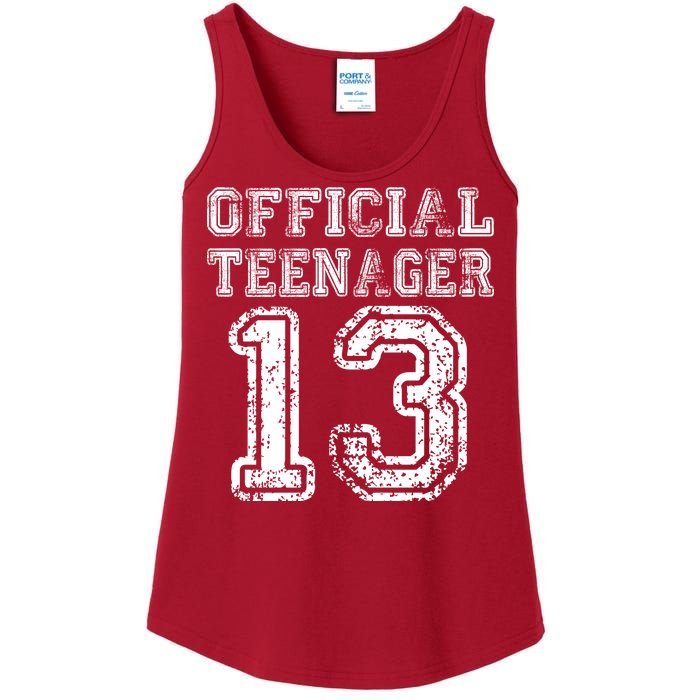 Official Teenager 13th Birthday Ladies Essential Tank