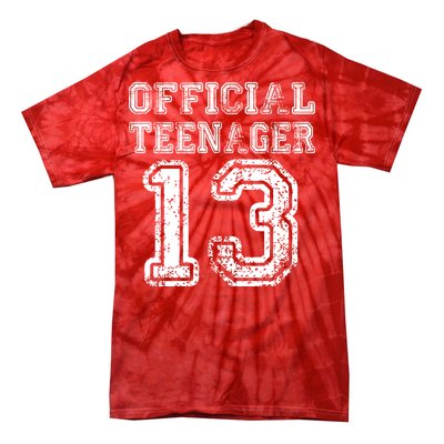 Official Teenager 13th Birthday Tie-Dye T-Shirt