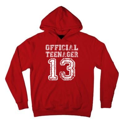 Official Teenager 13th Birthday Tall Hoodie