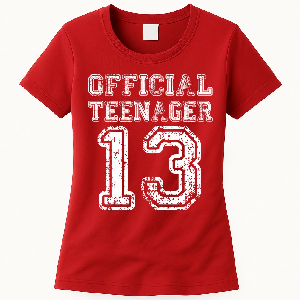 Official Teenager 13th Birthday Womens T-Shirt