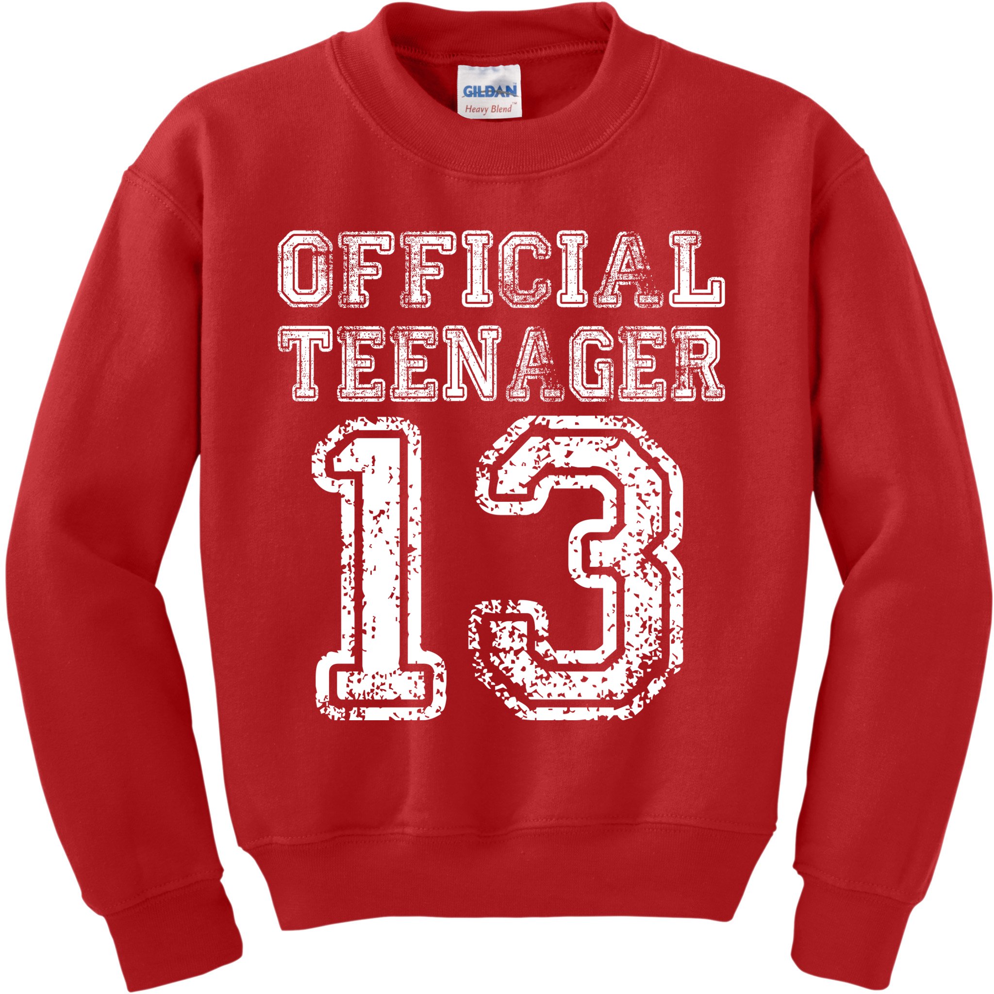 Official Teenager 13th Birthday Kids Sweatshirt