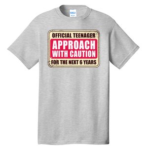 Official Teenager Approach With Caution Tall T-Shirt