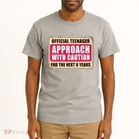 Official Teenager Approach With Caution Tall T-Shirt