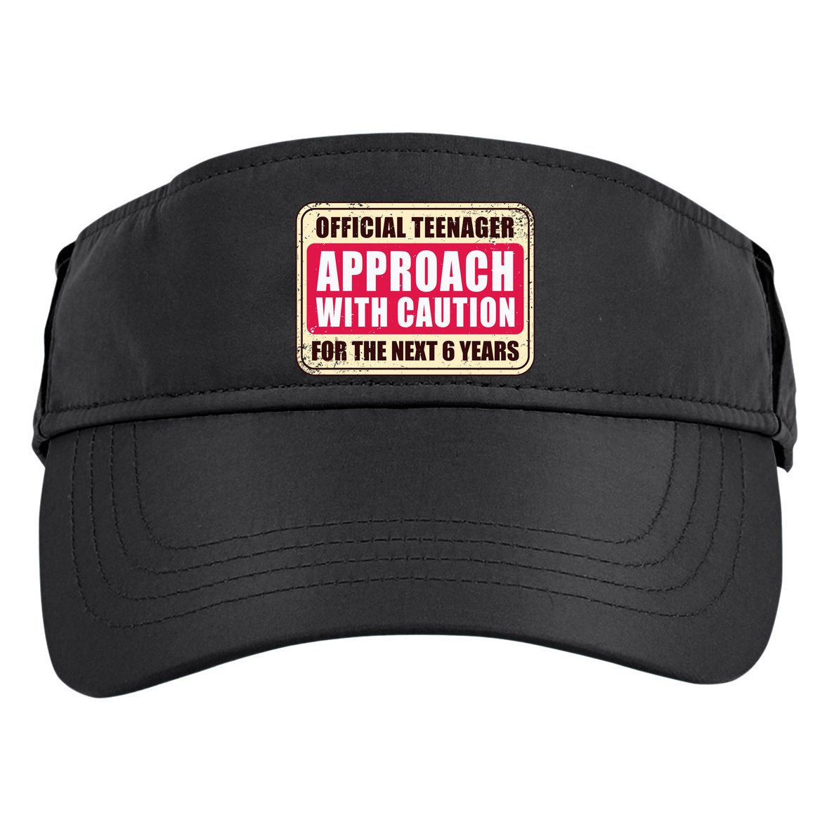 Official Teenager Approach With Caution Adult Drive Performance Visor