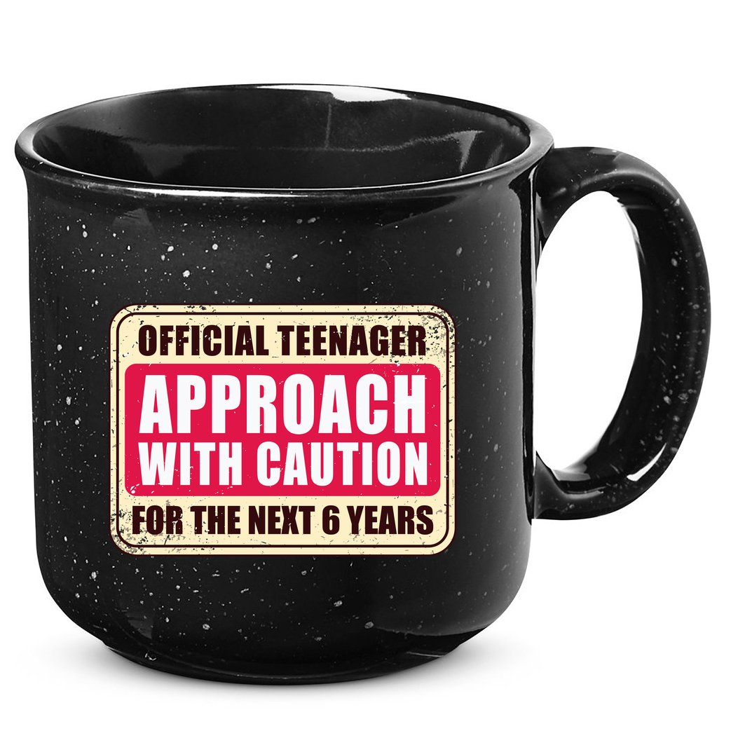 Official Teenager Approach With Caution 15oz Campfire Ceramic Mug