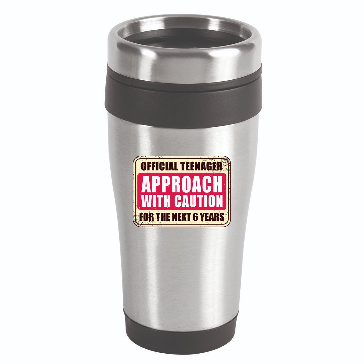 Official Teenager Approach With Caution 16oz Travel Tumbler