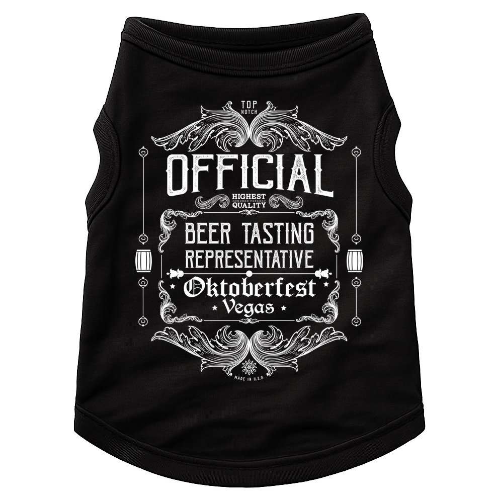 Official Vegas Oktoberfest Beer Tasting Representative Doggie Tank