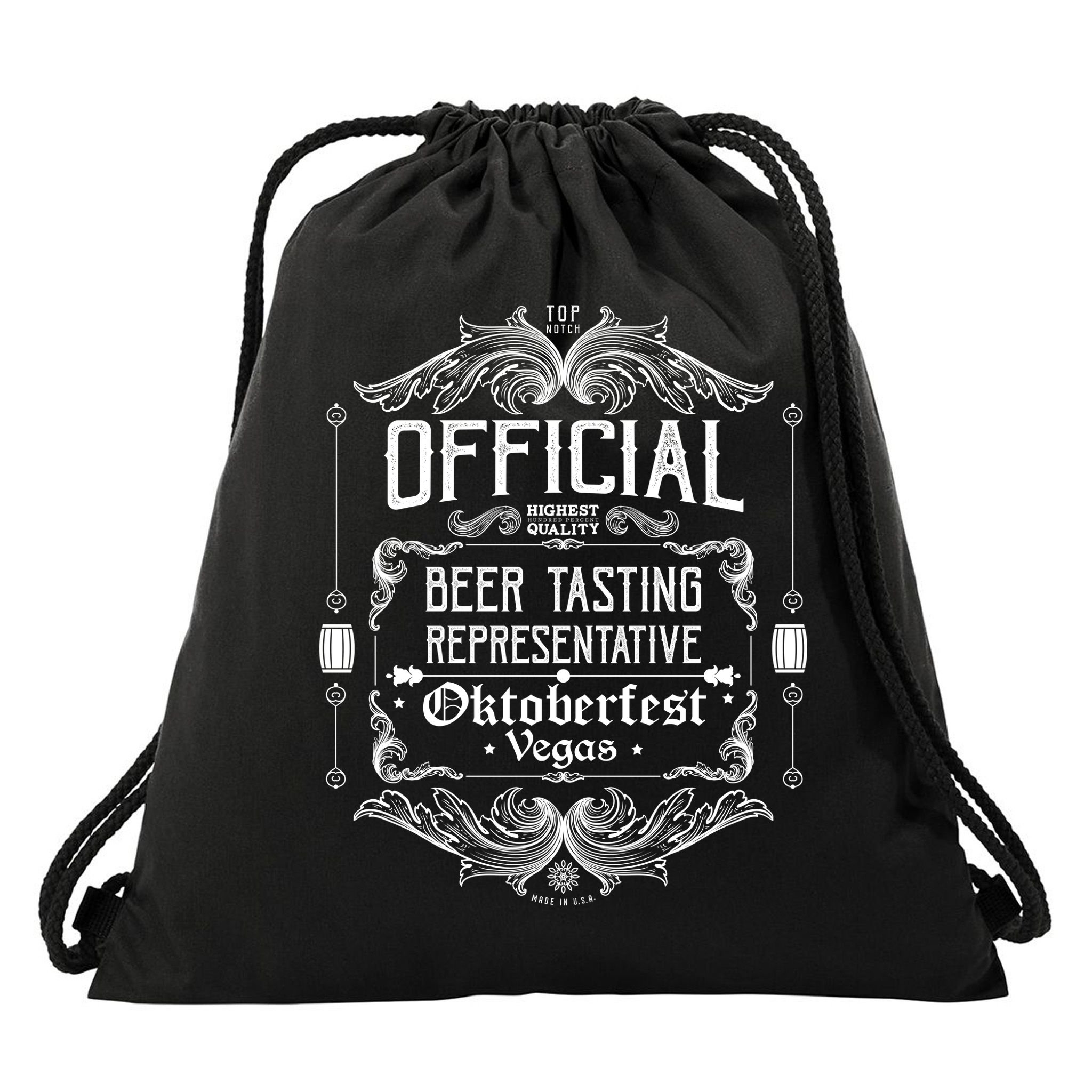 Official Vegas Oktoberfest Beer Tasting Representative Drawstring Bag