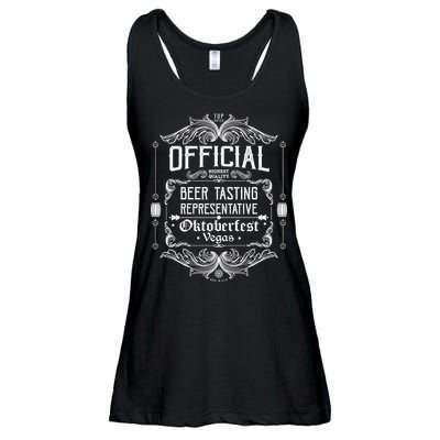 Official Vegas Oktoberfest Beer Tasting Representative Ladies Essential Flowy Tank