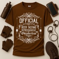 Official Vegas Oktoberfest Beer Tasting Representative Cooling Performance Crew T-Shirt
