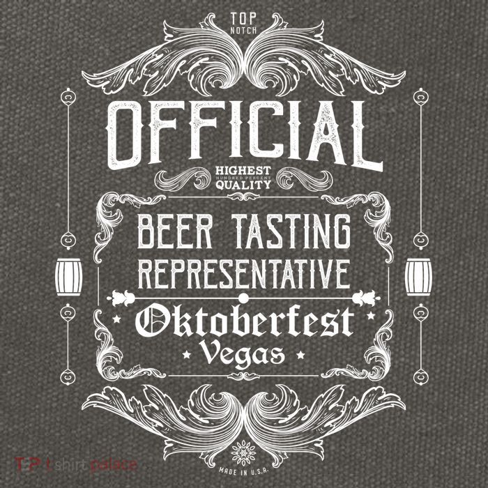 Official Vegas Oktoberfest Beer Tasting Representative Cotton Canvas Backpack