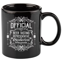 Official Wisconsin Oktoberfest Beer Tasting Representative 11oz C Handle Ceramic Mug
