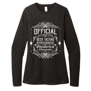 Official Wisconsin Oktoberfest Beer Tasting Representative Womens CVC Long Sleeve Shirt