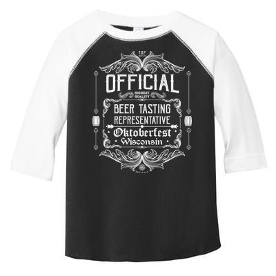 Official Wisconsin Oktoberfest Beer Tasting Representative Toddler Fine Jersey T-Shirt