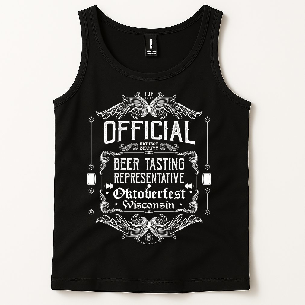 Official Wisconsin Oktoberfest Beer Tasting Representative Tank Top
