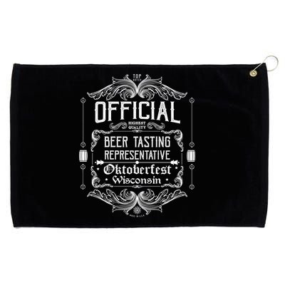 Official Wisconsin Oktoberfest Beer Tasting Representative Grommeted Golf Towel