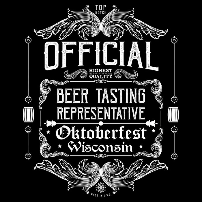 Official Wisconsin Oktoberfest Beer Tasting Representative Women's V-Neck T-Shirt
