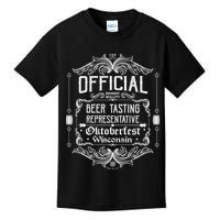 Official Wisconsin Oktoberfest Beer Tasting Representative Kids T-Shirt