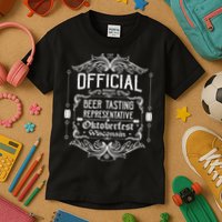 Official Wisconsin Oktoberfest Beer Tasting Representative Kids T-Shirt
