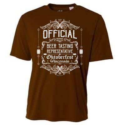 Official Wisconsin Oktoberfest Beer Tasting Representative Cooling Performance Crew T-Shirt