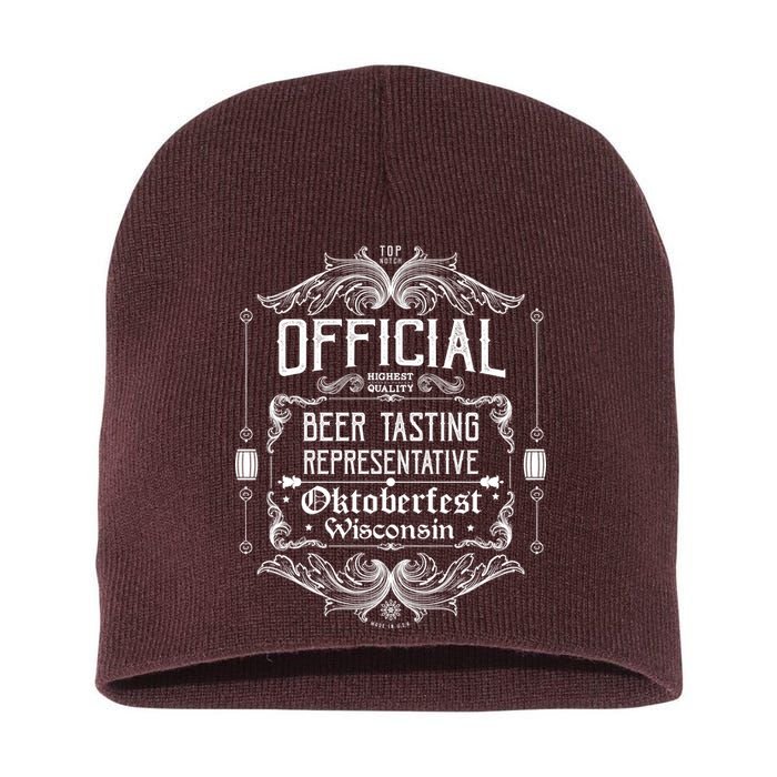 Official Wisconsin Oktoberfest Beer Tasting Representative Short Acrylic Beanie