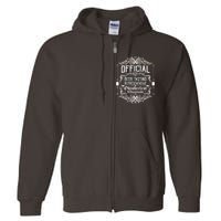 Official Wisconsin Oktoberfest Beer Tasting Representative Full Zip Hoodie