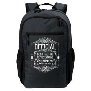 Official Wisconsin Oktoberfest Beer Tasting Representative Daily Commute Backpack