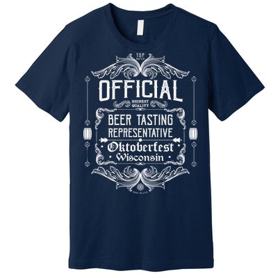 Official Wisconsin Oktoberfest Beer Tasting Representative Premium T-Shirt