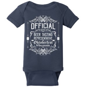 Official Wisconsin Oktoberfest Beer Tasting Representative Baby Bodysuit