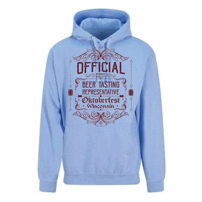 Official Wisconsin Oktoberfest Beer Tasting Representative Unisex Surf Hoodie