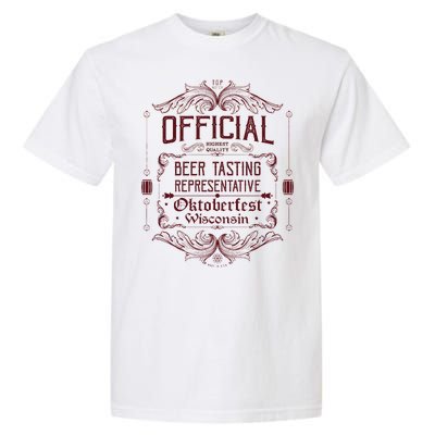 Official Wisconsin Oktoberfest Beer Tasting Representative Garment-Dyed Heavyweight T-Shirt