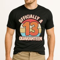 Officially A Quaranteen 13th Birthday Cooling Performance Crew T-Shirt